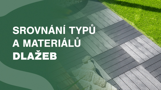 Gumová, plastová a trávníková dlažba: srovnání typů a materiálů