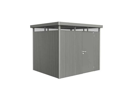 3463868 domek na naradi biohort highline h3 sedy kremen jednokridle dvere