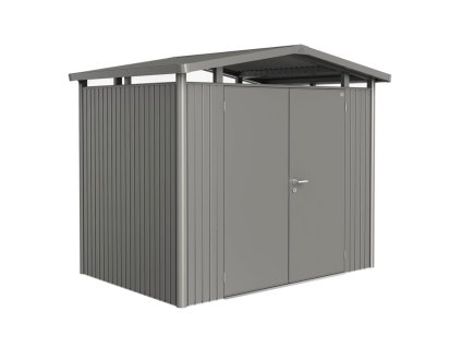 3464264 domek na naradi biohort panorama p2 sedy kremen dvoukridle dvere