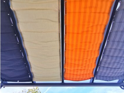 Stínění pro pergoly Terrassendach Premium Sandstone, 0,95 x 2,9 m