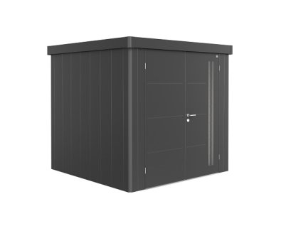 3509125 10 zahradni domek neo 2b tmave seda dvoukridle dvere