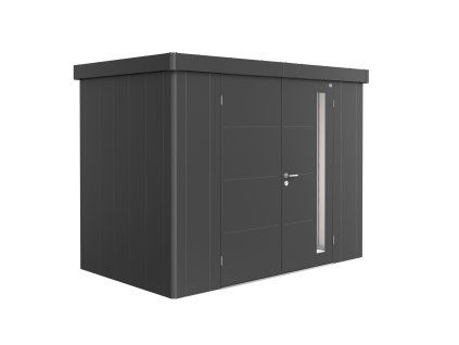 3508990 10 zahradni domek neo 1c tmave seda dvoukridle dvere