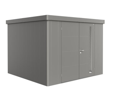 3509362 9 zahradni domek neo 3c sedy kremen dvoukridle dvere
