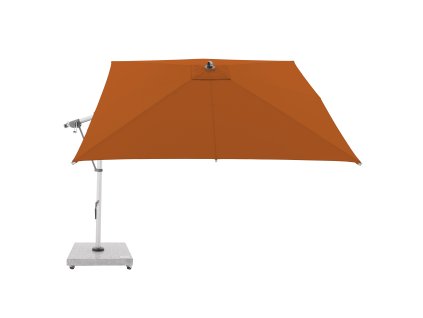 Zahradní výkyvný slunečník s boční tyčí Doppler EXPERT 3 x 3 m, terakota