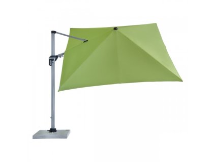 Výkyvný zahradní slunečník s boční tyčí Doppler ACTIVE 350  x 260 cm, zelená
