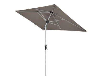 Slunečník s automatickým naklápěním klikou Doppler ACTIVE 210x140 cm, hnědá