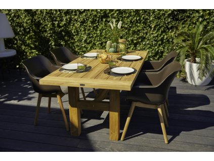 3509866 zahradni set teakovy stul yasmani 180x90cm 4ks zidle sophie mahagony seat