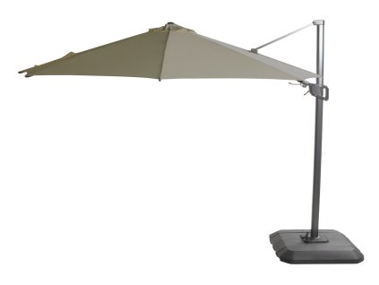 3509644 zahradni slunecnik shadowflex 350x350cm s bocnim stinenim olive