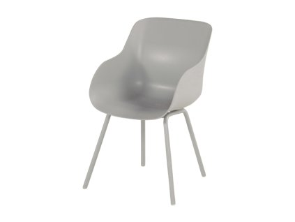 3510007 jidelni zidle sophie rondo organic s alu podnozi misty grey