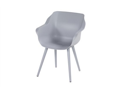 3510139 jidelni zidle sophie studio s alu podnozi plastova misty grey