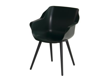 3510145 jidelni zidle sophie studio s alu podnozi plastova night green