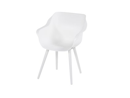 3510148 jidelni zidle sophie studio s alu podnozi plastova royal white