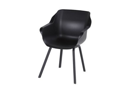 3510157 jidelni zidle sophie element s alu podnozi carbon black