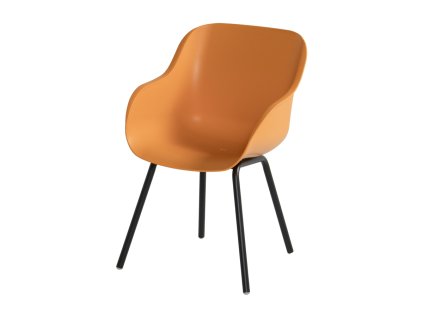 3510298 jidelni zidle sophie rondo elegance plastova s alu podnozi indian orande