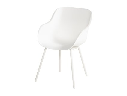 3510310 jidelni zidle sophie rondo elegance plastova s alu podnozi royal white