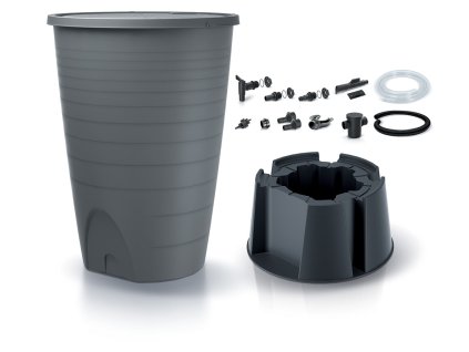 3511298 sud na destovou vodu s podstavcem a prislusenstvim peruno set svetle sedy 260l