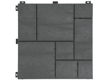 gumova dlazdice stone mosaic 30 x 30 cm seda