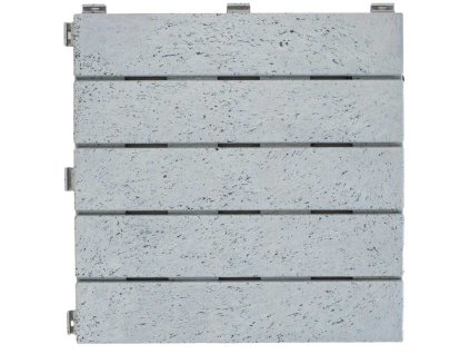 Gumová dlaždice NATURAL STONE 30 x 30 cm, platinově šedá