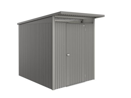3516252 zahradni domek avantgarde eco a2 sedy kremen metaliza jednokridle dvere