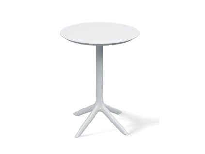 Výsoký kulatý stůl RIMO 57 x 57 x 75 cm, bílá