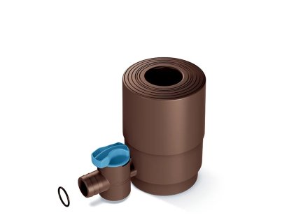 Sada příslušenství k nádržím na dešťovou vodu RCANS11, tmavě hnědá