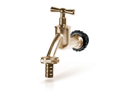 Kohoutek k sudu na dešťovou vodu TAP, zlatá