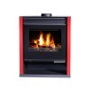 Krbová kamna Victoria Rubin Lux červená