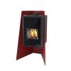 Krbová kamna FLAMINGO DELUXE ISLAND, červená