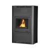 Kamna s výměníkem AQUAFLAM 25, černá, základní regulace