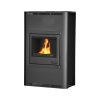 Kamna s výměníkem AQUAFLAM 25, černá, manuální regulace