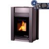 Kamna s výměníkem AQUAFLAM VARIO KALMAR 11/5kW šedá, elektronická regulace
