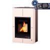 Kamna s výměníkem AQUAFLAM VARIO SAPORO 11/5kW krémová, elektronická regulace
