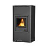 Kamna s výměníkem AQUAFLAM 17, černá, základní regulace