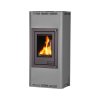 Kamna s výměníkem AQUAFLAM 12, šedá, automatická regulace