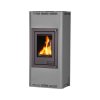 Kamna s výměníkem AQUAFLAM 12, šedá, manuální regulace