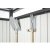 3463832 11 domek na naradi biohort highline h2 stribrna jednokridle dvere