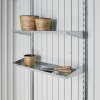 3463832 13 domek na naradi biohort highline h2 stribrna jednokridle dvere