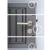 3463832 14 domek na naradi biohort highline h2 stribrna jednokridle dvere
