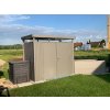 3463847 6 domek na naradi biohort highline h2 stribrna dvoukridle dvere