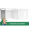 3463847 domek na naradi biohort highline h2 stribrna dvoukridle dvere