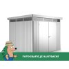 3463856 domek na naradi biohort highline h5 stribrna dvoukridle dvere