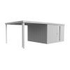 3508798 postranni strecha pro domek neo 4a 4b 4c 4d stribrna metaliza