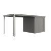 3508783 postranni strecha pro domek neo 2a 2b 2c 2d sedy kremen metaliza