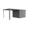 3508792 postranni strecha pro domek neo 3a 3b 3c 3d sedy kremen metaliza