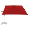 Zahradní výkyvný slunečník s boční tyčí Doppler EXPERT 3 x 3 m, červená