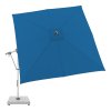 Zahradní výkyvný slunečník s boční tyčí Doppler EXPERT 3 x 3 m, modrá