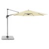 Výkyvný zahradní slunečník s boční tyčí Doppler ACTIVE 370 cm, přírodní