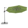 Výkyvný zahradní slunečník s boční tyčí Doppler ACTIVE 370 cm, zelená