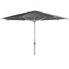 Velký zahradní slunečník Doppler ALU EXPERT Teleskop 4 m, antracit