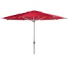 Velký zahradní slunečník Doppler ALU EXPERT Teleskop 4 m, červená